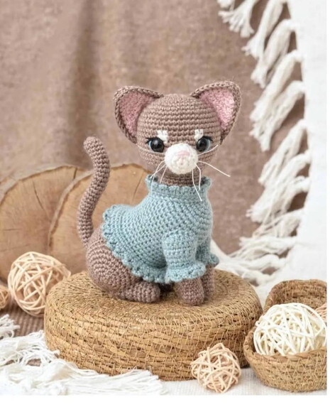Receita Gato Amigurumi