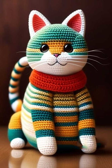 Receita Gato Amigurumi