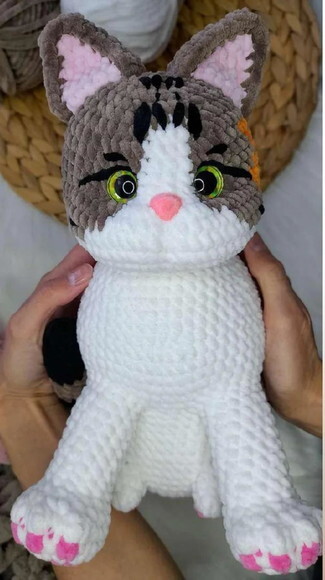 Receita Gato Amigurumi