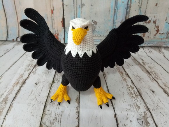 Receita Gavião Amigurumi