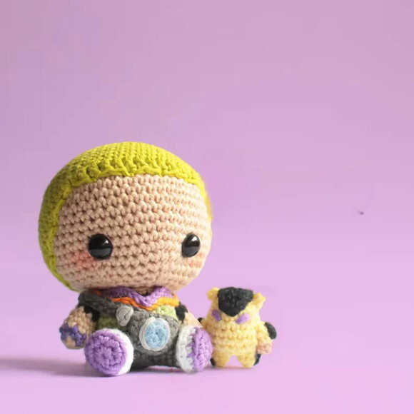 Receita Gekko Valorant Amigurumi