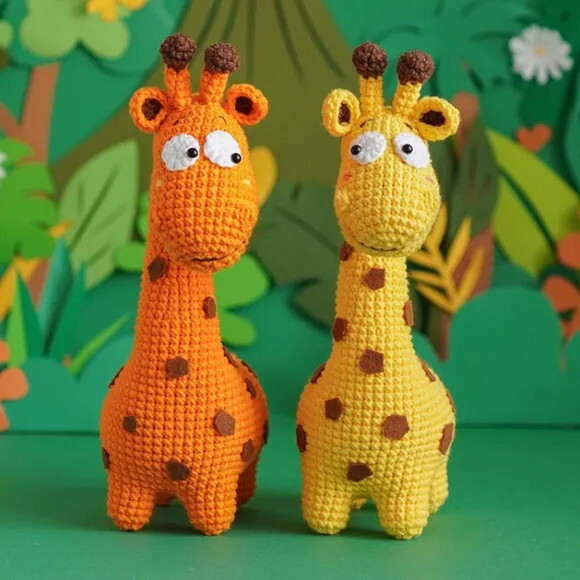 Receita Girafa Amigurumi