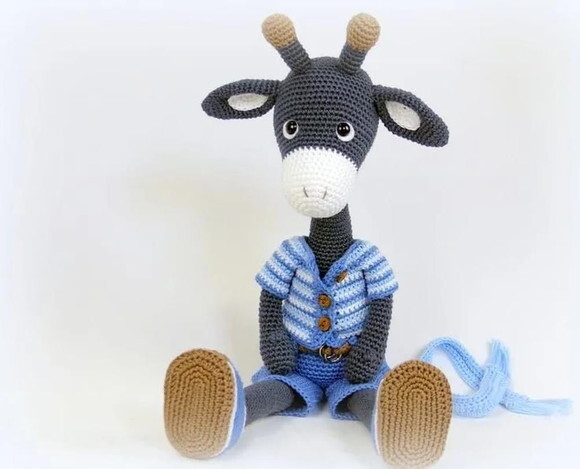 Receita Girafa Amigurumi
