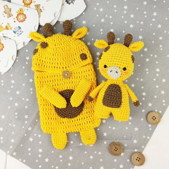 Receita Girafa Amigurumi