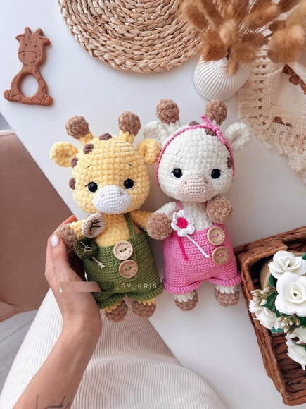 Receita Girafa Amigurumi