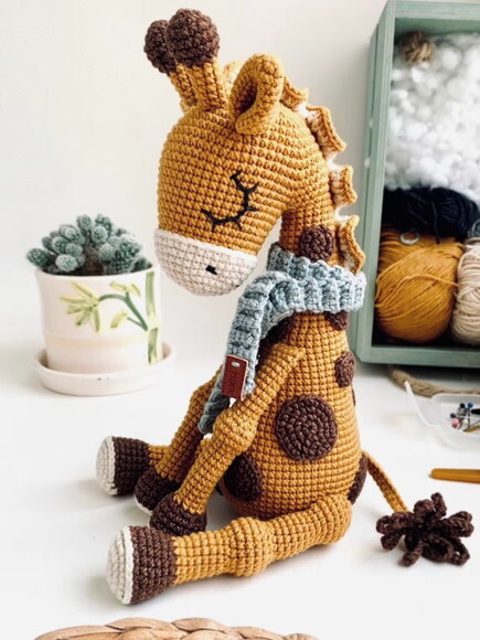 Receita Girafa Amigurumi