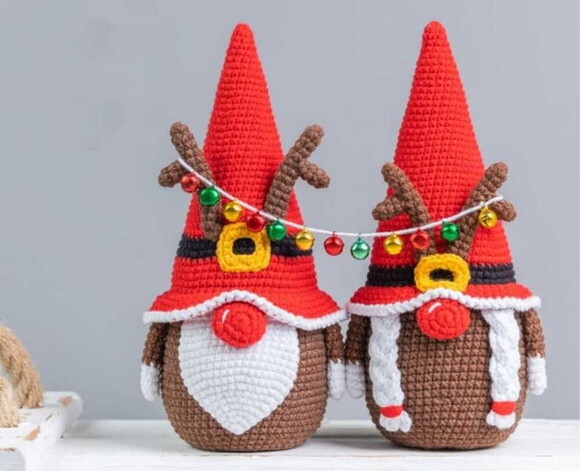 Receita Gnomo Amigurumi
