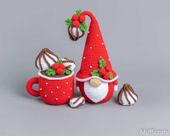 Receita Gnomo Amigurumi