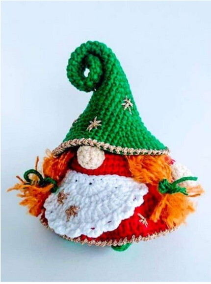 Receita Gnomo Amigurumi