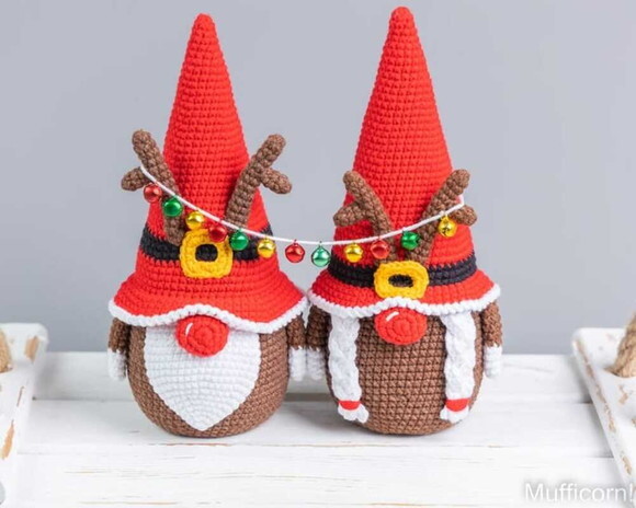 Receita Gnomo Amigurumi