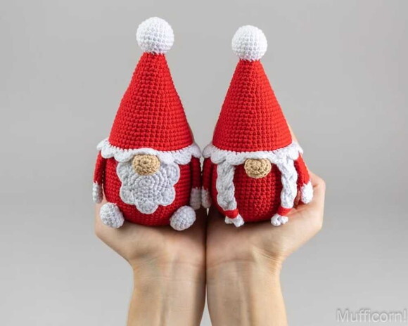 Receita Gnomo Amigurumi