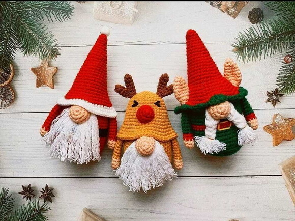 Receita Gnomos Amigurumi