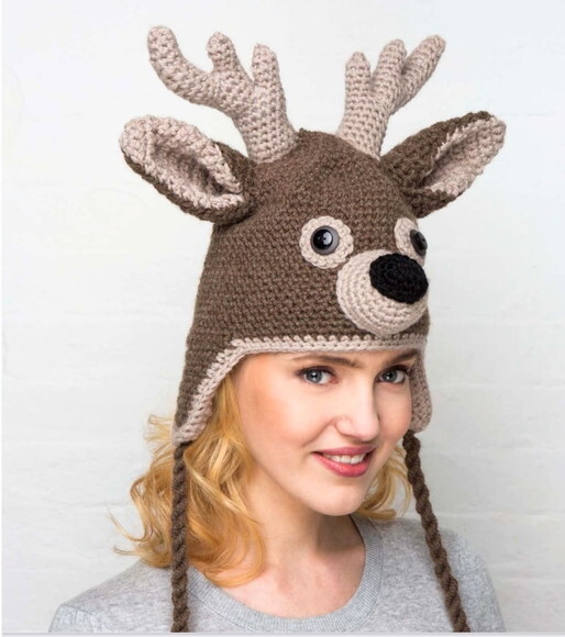 Receita Gorro Alce Amigurumi