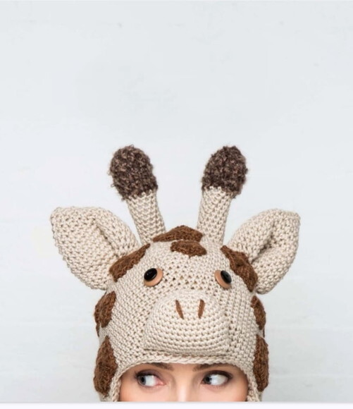 Receita Gorro Girafa Amigurumi