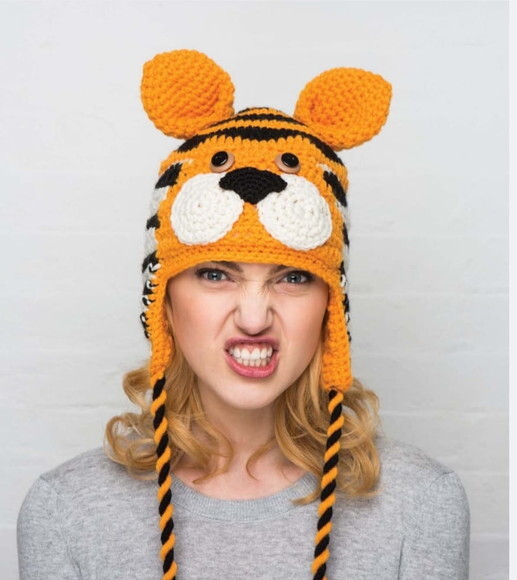 Receita Gorro Tigre Amigurumi