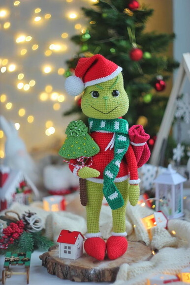 Receita Grinch Amigurumi