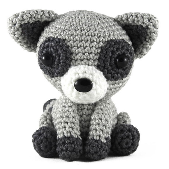 Receita Guaxinim Amigurumi