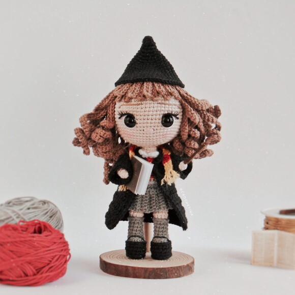 Receita Haermione Amigurumi