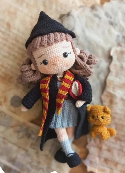 Receita Hermione Amigurumi