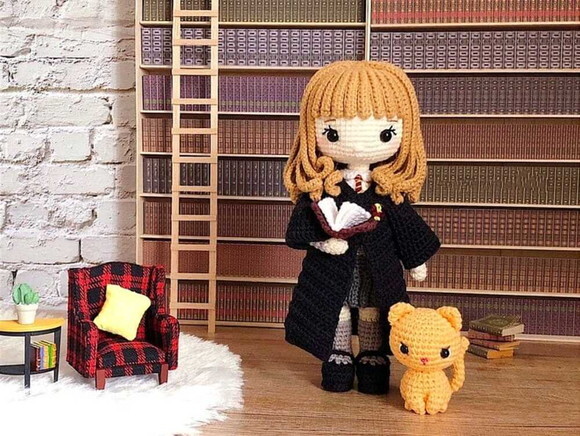 Receita Hermione Amigurumi