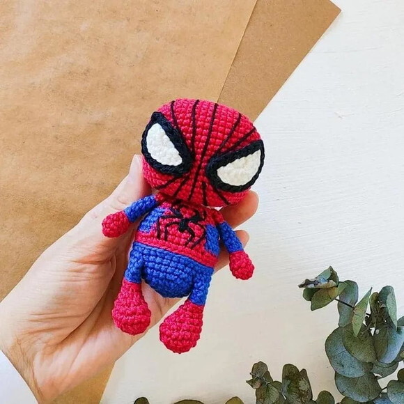 Receita Homem Aranha Amigurumi