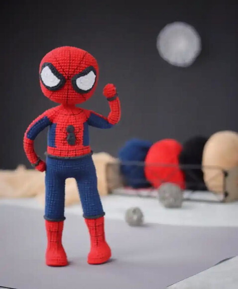 Receita Homem Aranha Amigurumi