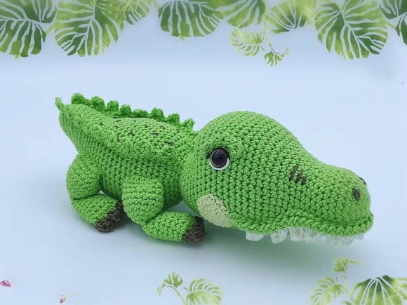 Receita Jacare Amigurumi
