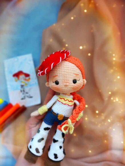 Receita Jessie Amigurumi