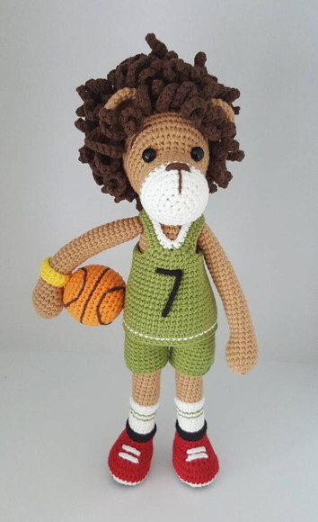 Receita Jogador de Basquete Amigurumi
