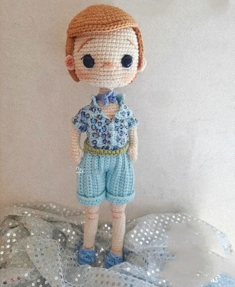 Receita Ken Amigurumi