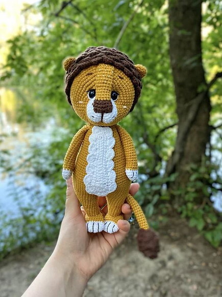 Receita Leão Amigurumi