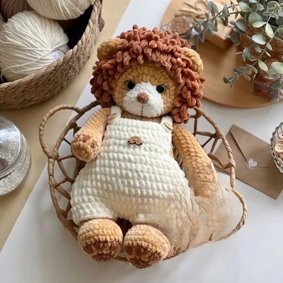 Receita Leão Amigurumi