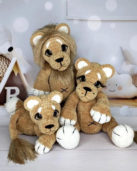 Receita Leão Amigurumi