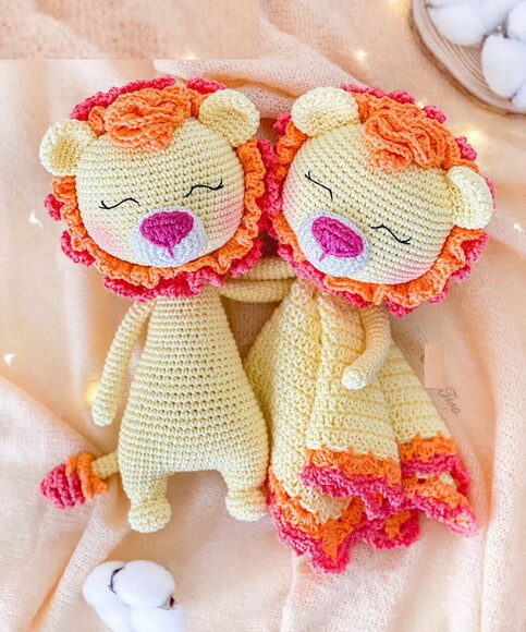 Receita Leão Amigurumi