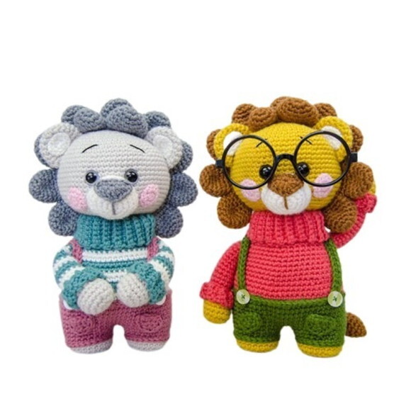 Receita Leão Amigurumi