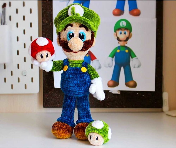 Receita Luigi Amigurumi