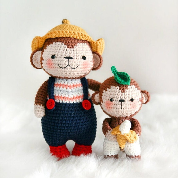 Receita Macaco Amigurumi