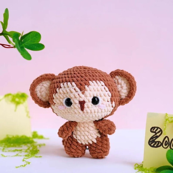 Receita Macaco Amigurumi