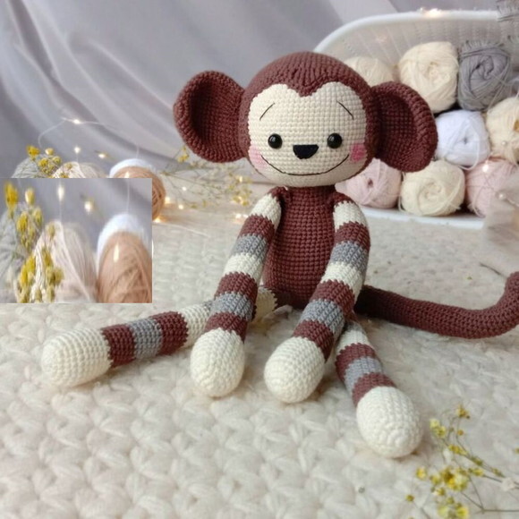 Receita Macaco Amigurumi (2)