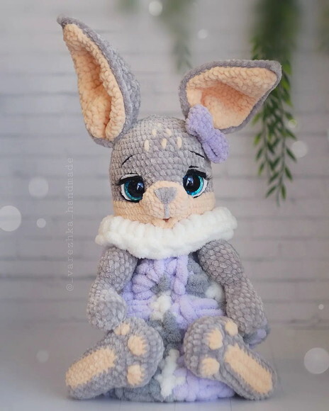 Receita Manta Coelho Amigurumi