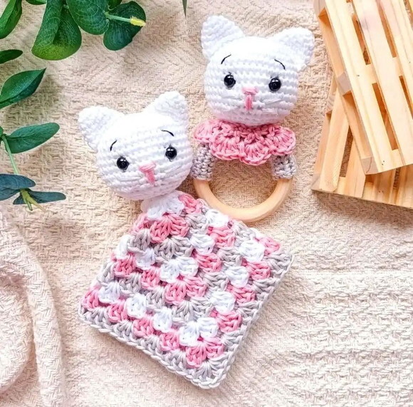 Receita Manta Gatinho Amigurumi