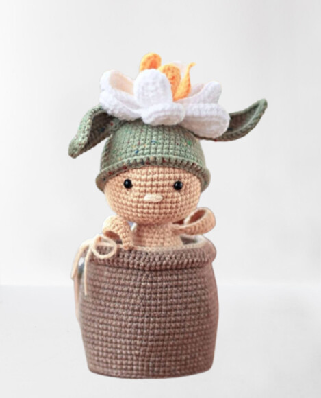 Receita Menino Planta Amigurumi
