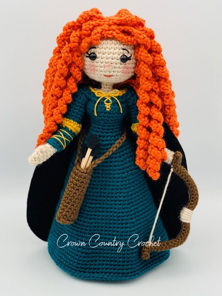 Receita Merida Amigurumi