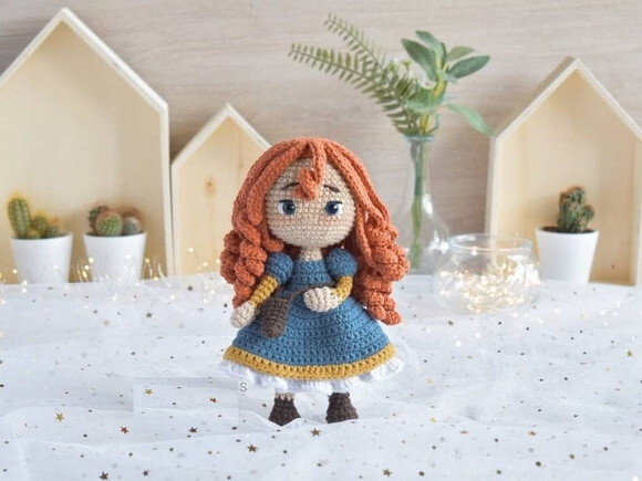 Receita Merida Amigurumi
