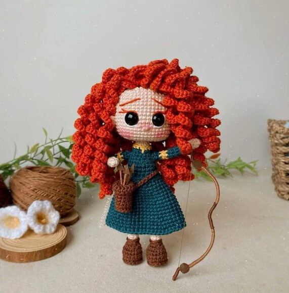 Receita Merida Amigurumi