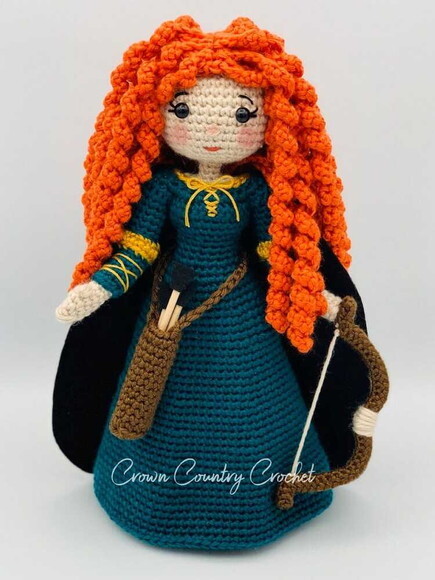 Receita Merida Amigurumi