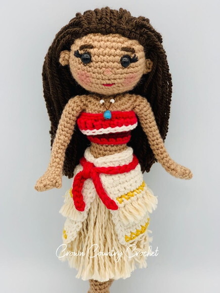 Receita Moana Amigurumi