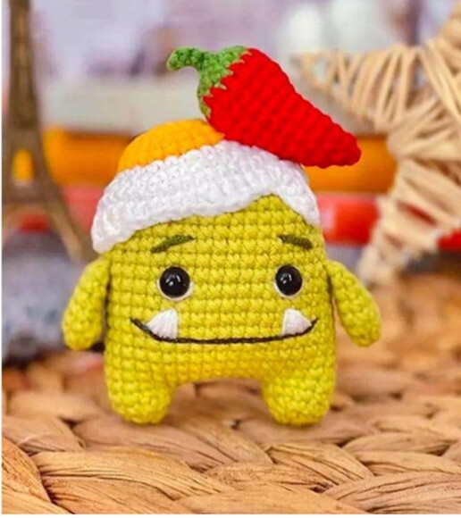 Receita Monstro Amigurumi