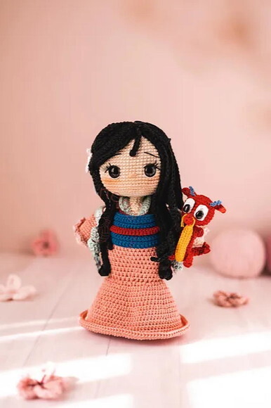 Receita Mulan Amigurumi