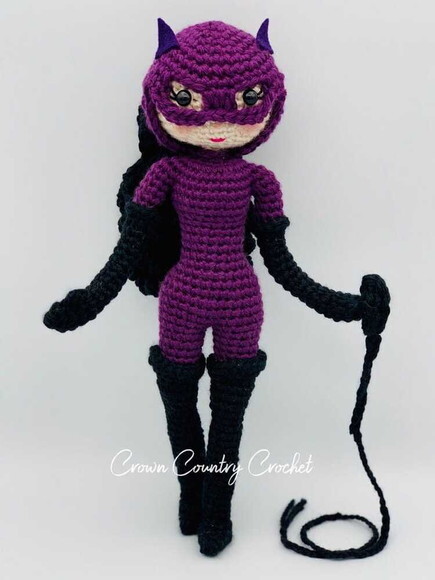 Receita Mulher Gato Amigurumi